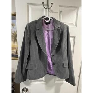 Isabel & Nina Women’s Skirt Suit Jacket Grey Size 10